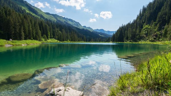 See im Kleinwalsertal in den Alpen, Österreich