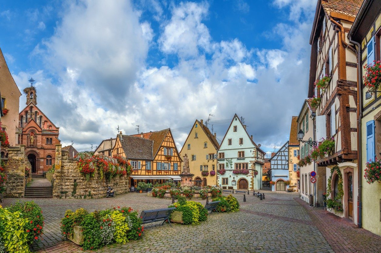 Eguisheim, a charming combination of past and present on a campsite ...