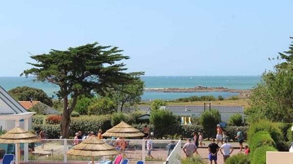 A campsite by the sea