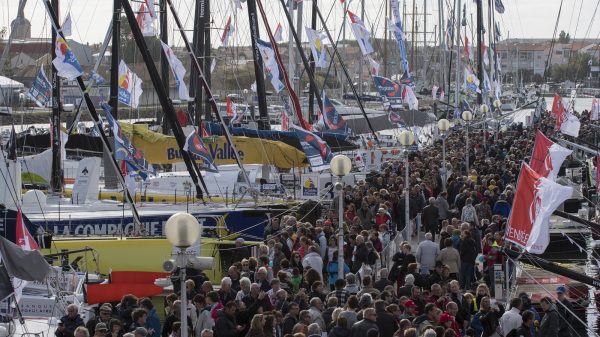 Vendée Globe pontoon in Les Sables d'Olonne