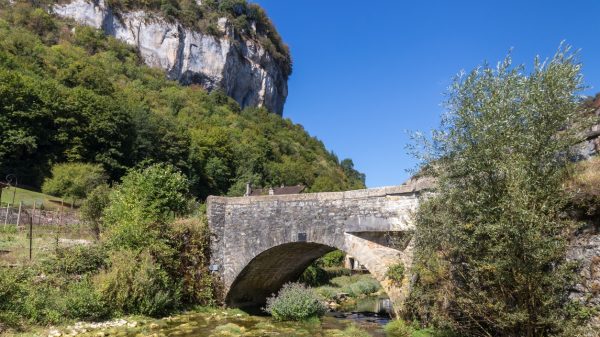 One of the many bridges in the village 