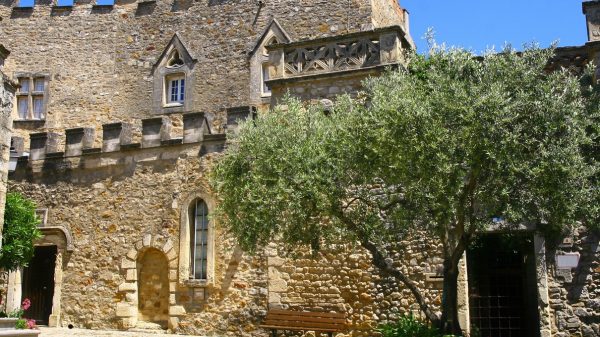 The ancient architecture of the village houses 