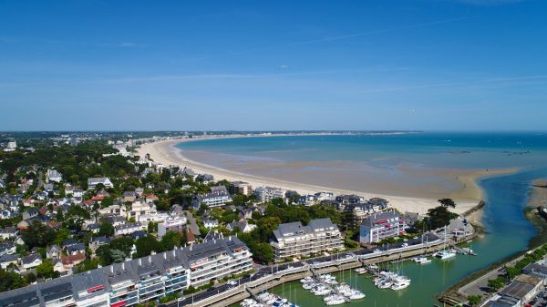 Baie de La Baule vue du ciel 