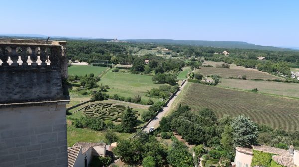 Panorama magnifique depuis les terrasses du château